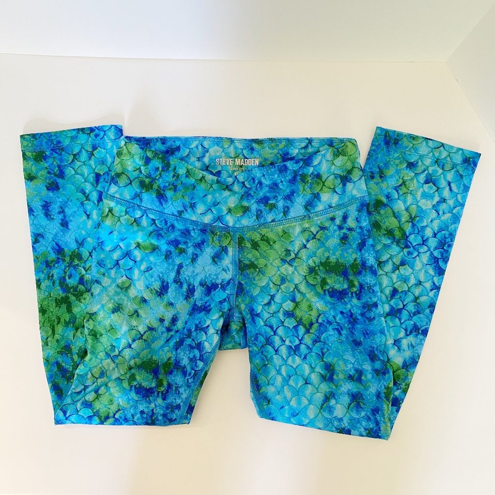 Steve Madden Catalina Mermaid Scales leggings XS